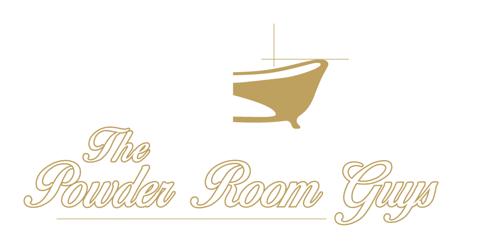The Powder Room Guys Logo for dark background png transparent
