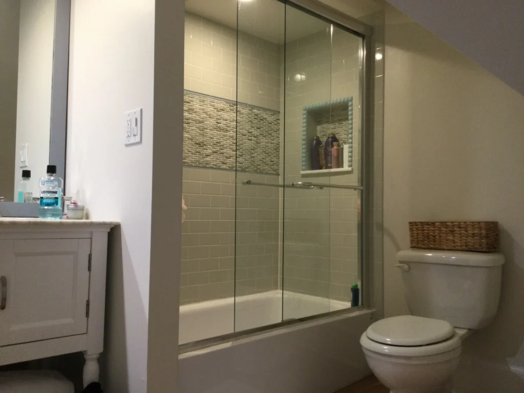 Classic White Bathroom Renovation in Glen Ridge, NJ